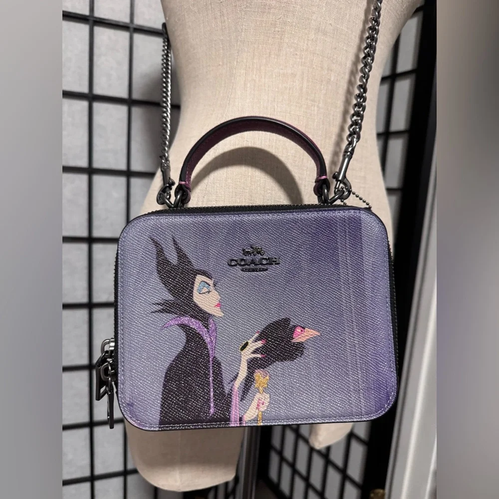 Disney x Coach Maleficent Box Crossbody bag - Picture 2 of 11